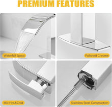 Load image into Gallery viewer, Polished Chrome RV Vanity Faucet - Tarnish Resistant with Flexible Installation