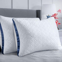 Load image into Gallery viewer, Set of 2 King Size Cooling Bed Pillows - Luxurious Down Alternative Comfort