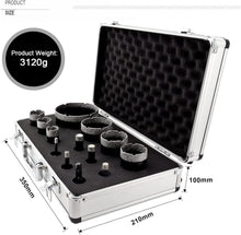 Load image into Gallery viewer, Compact Diamond Core Drill Bits Set with SDS Adapter for Precision Cutting
