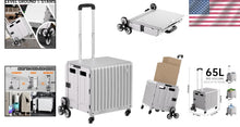 Load image into Gallery viewer, Compact Foldable Rolling Cart for Easy Transport - Ideal for Teachers &amp; Parents