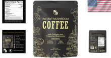 Load image into Gallery viewer, Nourishing Organic Mushroom Coffee with Collagen - 30 Servings of Pure Bliss