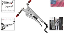Load image into Gallery viewer, Versatile 10-Inch Reverse-Action Clamping Pliers with Adjustable Magnetic V-Pad