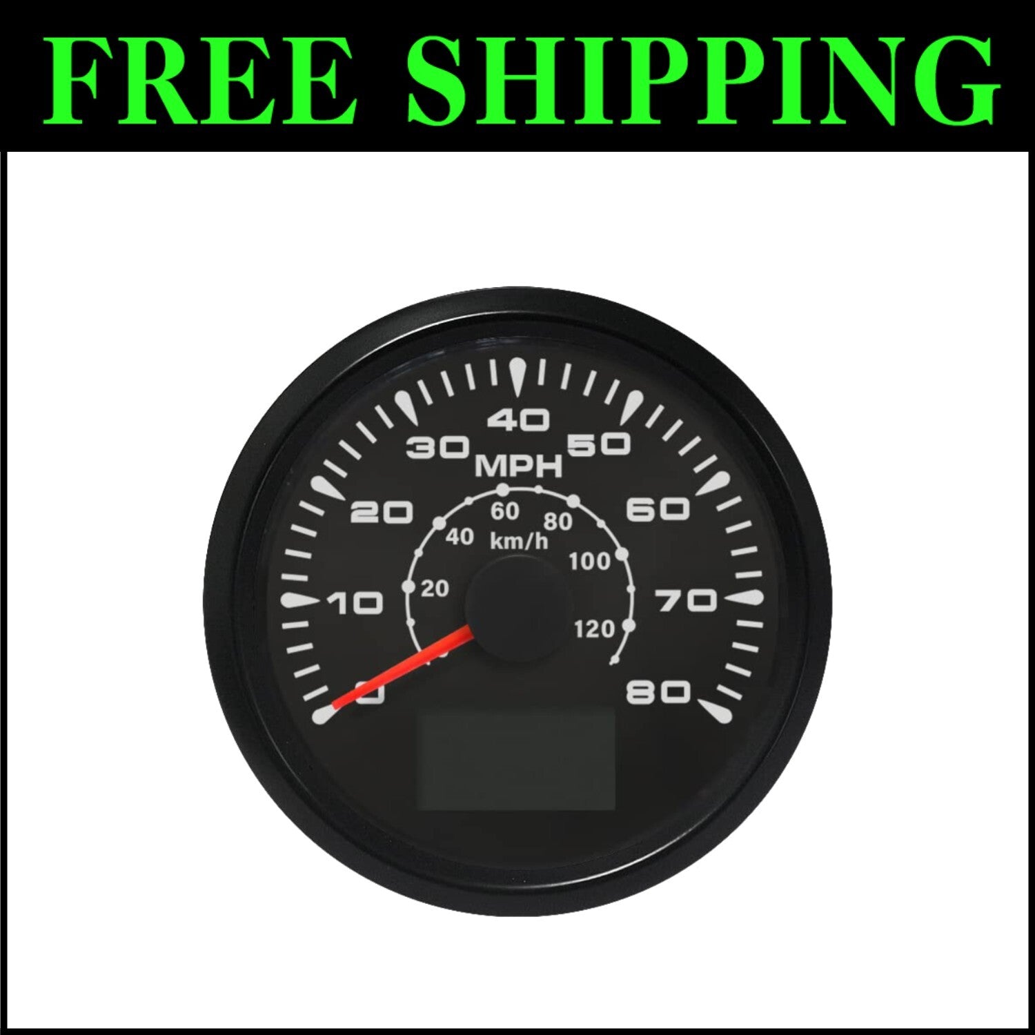 High-Performance GPS Speedometer Odometer for ATV/UTV - 85mm Waterproof Gauge