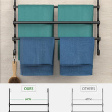 Load image into Gallery viewer, Durable 24.2” Over Door Towel Storage Rack with Hooks - Smart Bathroom Solution