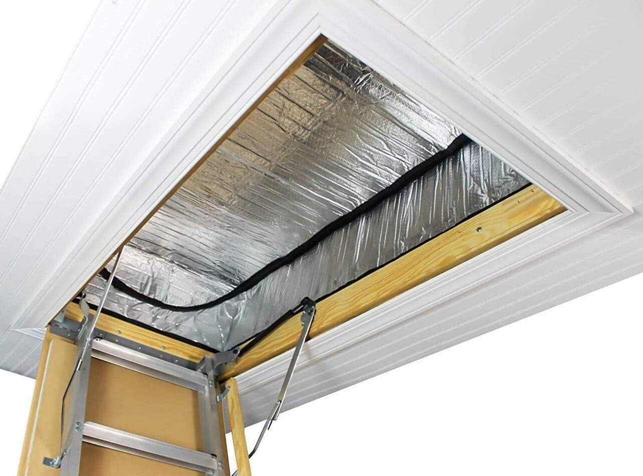 Efficient Attic Ladder Insulation Cover - Dust-Proof Zippered Design 25" x 54"
