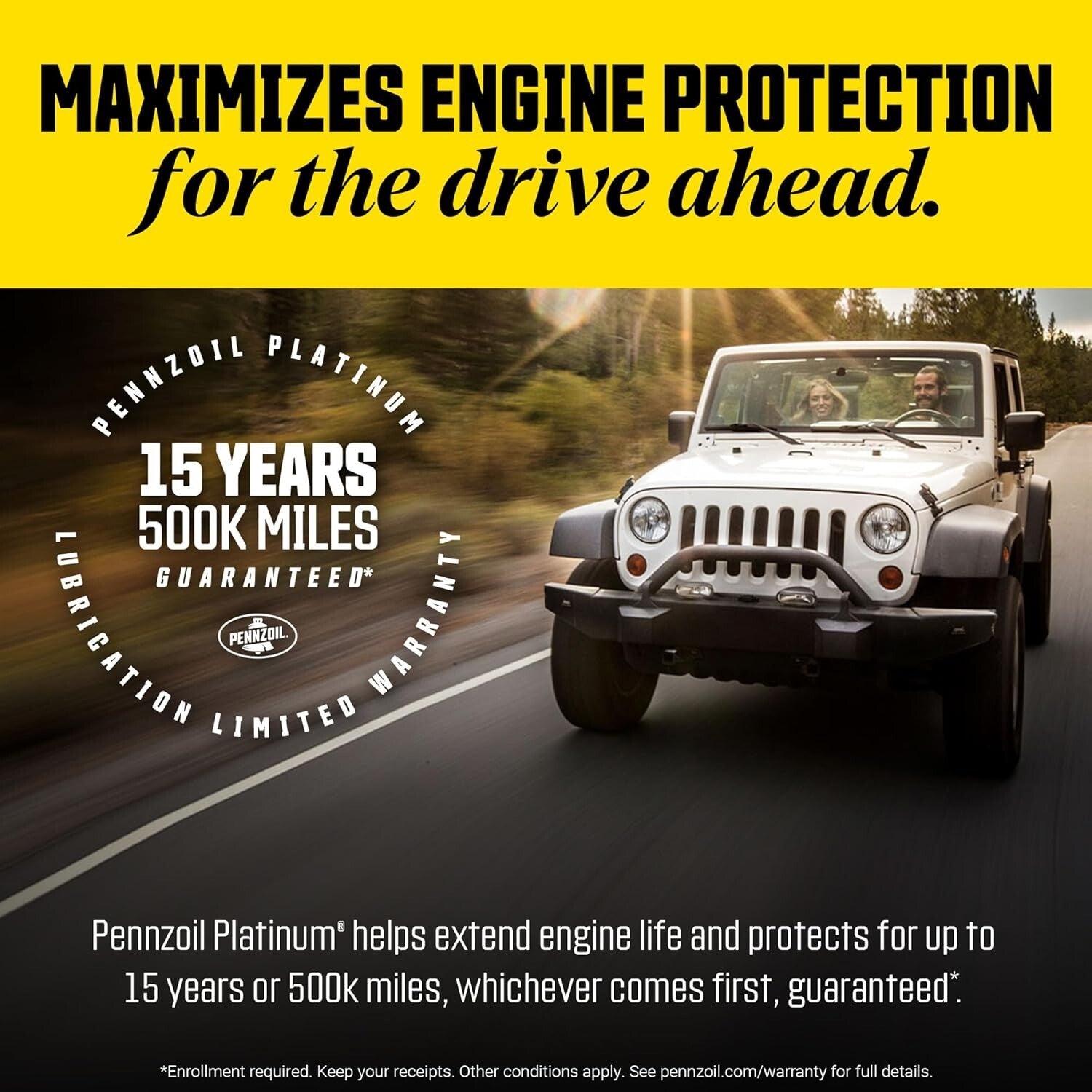 High Mileage Full Synthetic 10W-30 Motor Oil 6 Pack - Maximize Engine Protection