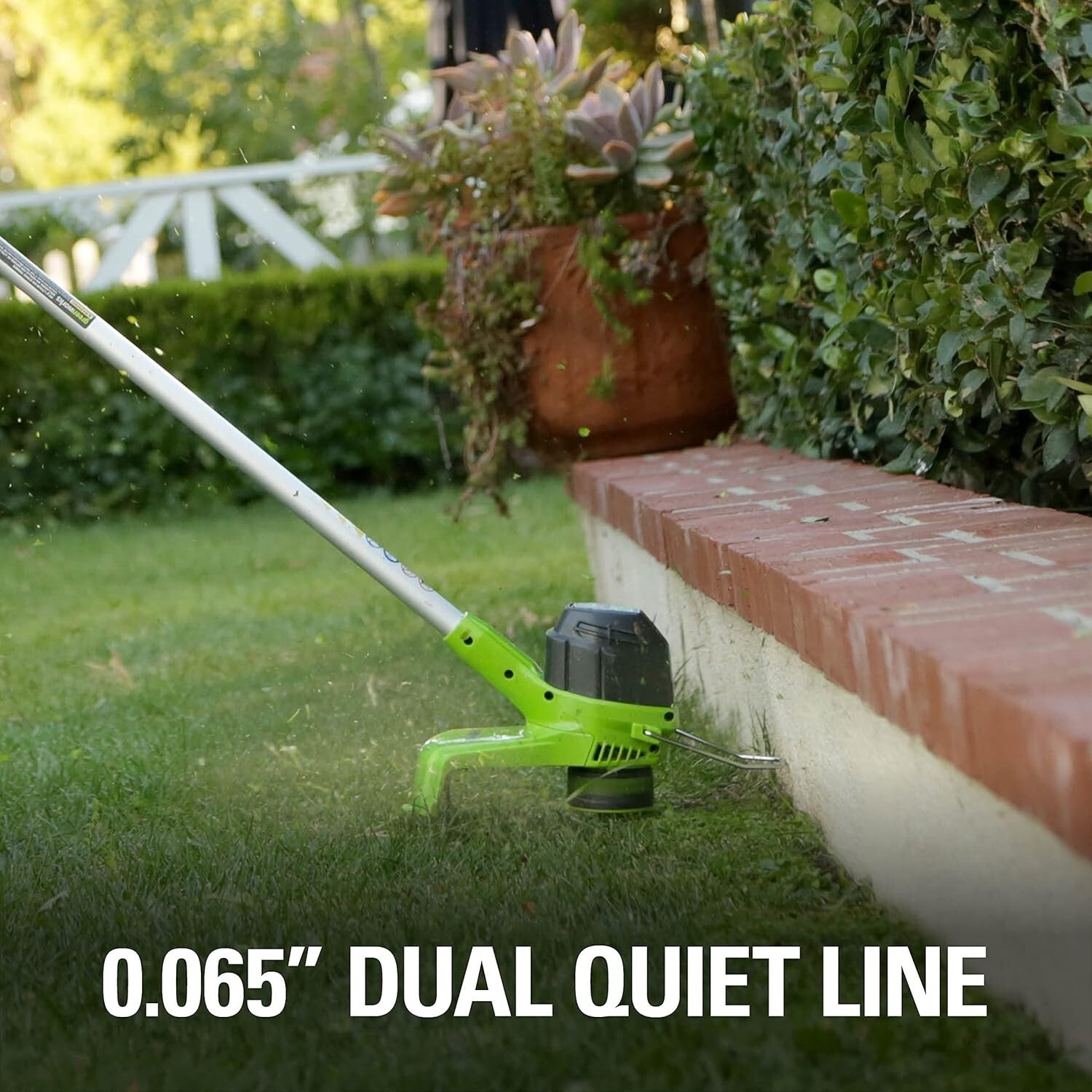 Battery Powered 12" String Trimmer with 2.0Ah Battery - Easy Lawn Maintenance