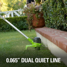 Load image into Gallery viewer, Battery Powered 12" String Trimmer with 2.0Ah Battery - Easy Lawn Maintenance