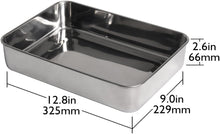 Load image into Gallery viewer, Multi-Purpose Stainless Steel 9x13 Cake Pan - Ideal for Baking and Storing