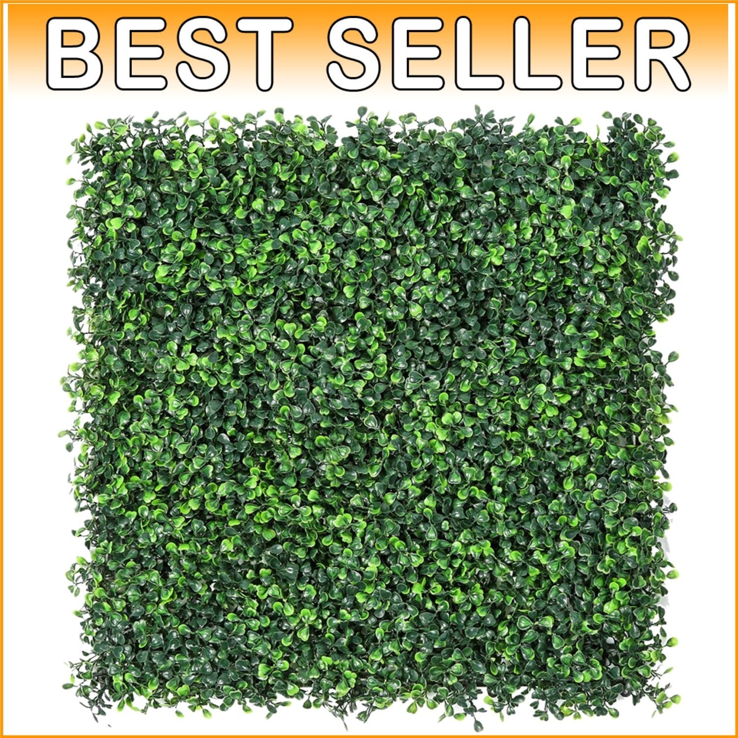 Easy Install 20"x20" Artificial Boxwood Hedge Panels for Indoor & Outdoor