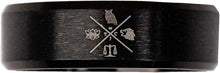 Load image into Gallery viewer, Stainless Steel Stoic Virtues Ring - Daily Reminder of Wisdom, Courage &amp; Justice