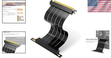 Load image into Gallery viewer, Ultra Soft PCI Express 4.0 Riser Cable - Right Angle Connector for GPUs (20cm)