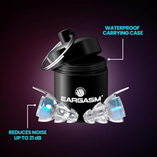 Load image into Gallery viewer, Compact Noise Reduction Earplugs in Metal Case - Ideal for Musicians &amp; Events