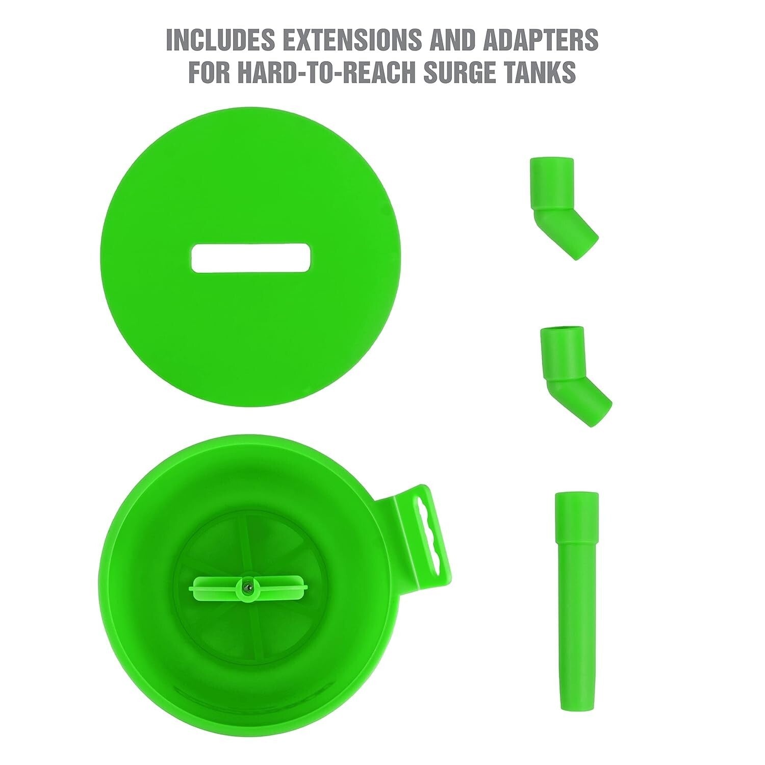 Easy-to-Use No-Spill Funnel Kit Includes 5 Adaptable Extensions for Mechanics