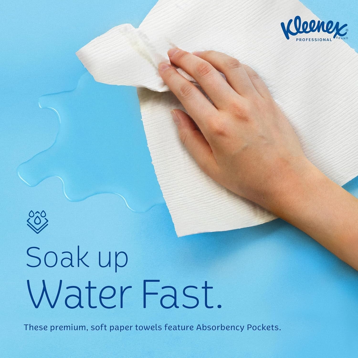 Eco-Friendly Kleenex Multifold Paper Towels - 1-Ply, 150 Sheets/Pack, 16 Packs