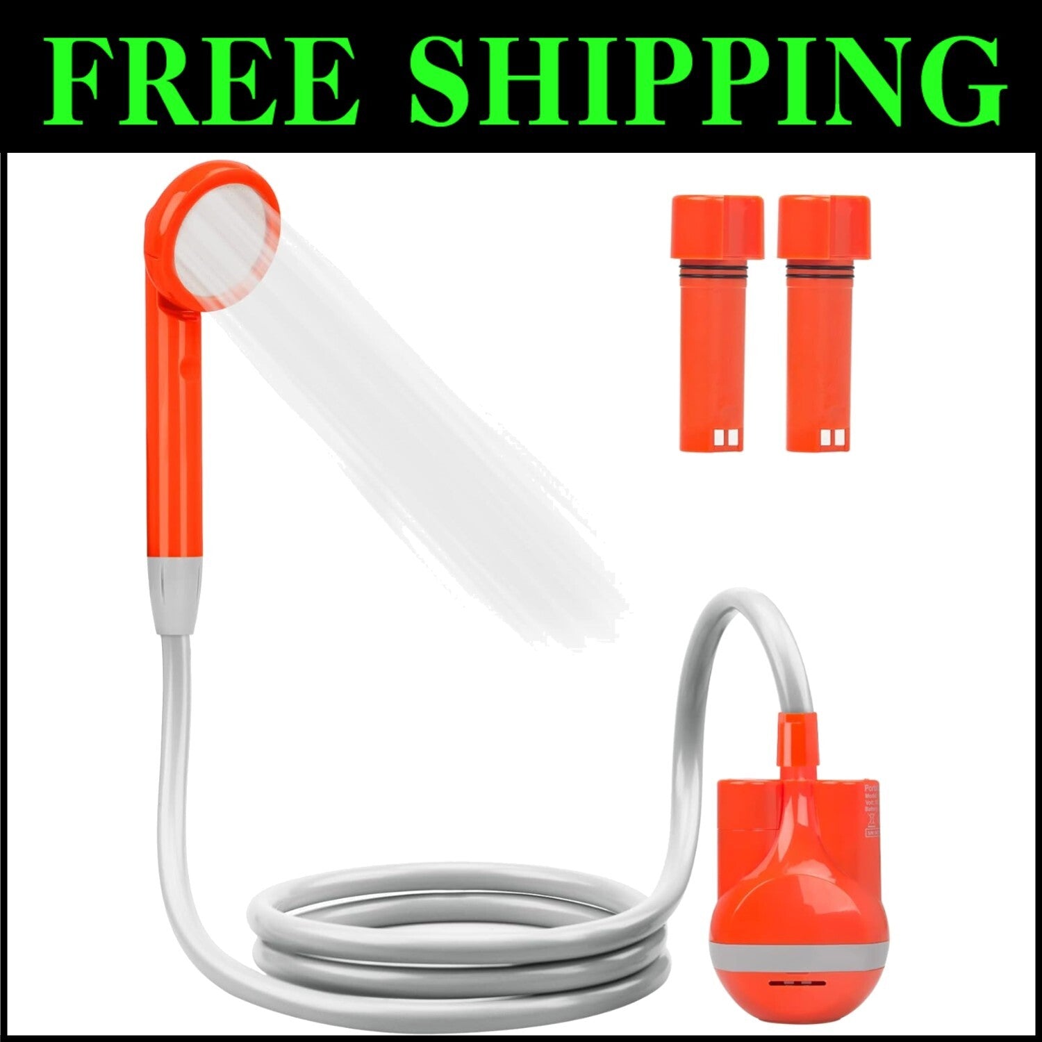 Safety Compliant Portable Shower for Camping and Outdoor Activities, Large Size