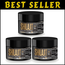 Load image into Gallery viewer, Authentic Himalayan Shilajit Resin - 85 Minerals for Daily Vitality (3 Count)