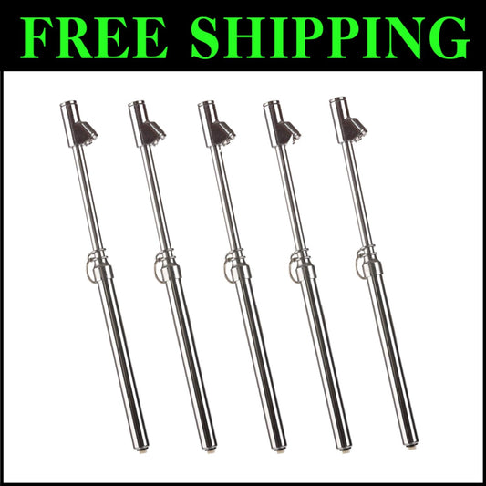 Precision Tire Pressure Gauge Set - Straight Head Chucks 10-150 PSI, 5 Units