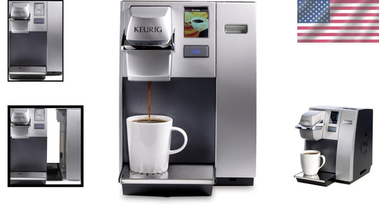 Versatile K-Cup Pod Coffee Maker - Quick Brew with Touch Interface in Silver
