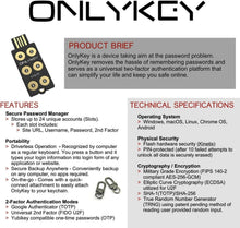 Load image into Gallery viewer, All-in-One Encryption Device: FIDO2 Key, Password Manager, &amp; Secure Access Token