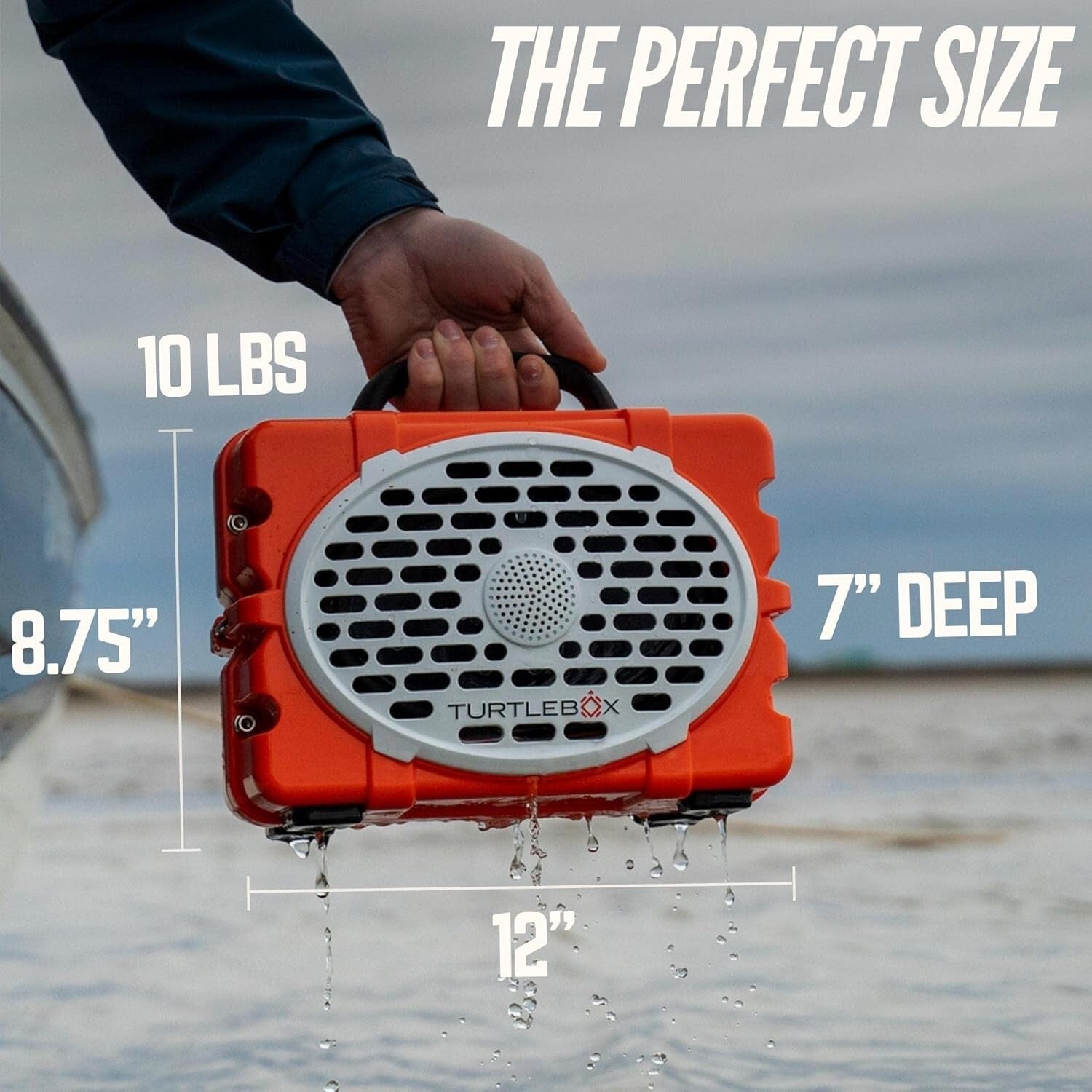 Rugged IP67 Waterproof Bluetooth Speaker - Stereo Pairing & Built-in Power Bank