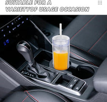 Load image into Gallery viewer, Bulk 10 Pack of Insulated 16oz Acrylic Tumblers with Straw &amp; Lid - Clear Design
