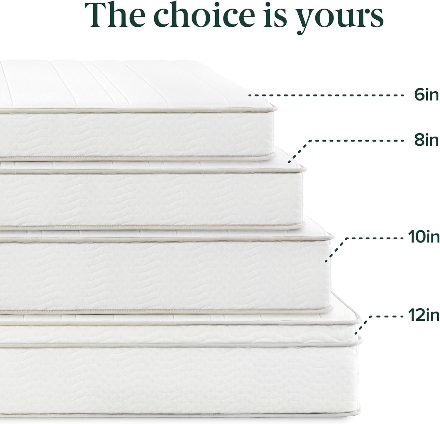 Durable Twin Mattress in A Box - 6 Inch Medium Firm Hybrid with CertiPUR-US Foam