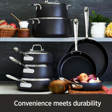 Load image into Gallery viewer, HA1 Nonstick Fry Pan Set - 2-Piece 8 &amp; 10 Inch Induction Compatible Cookware