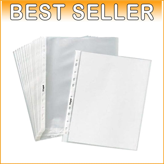 Economy 1000 Pack Clear Page Protectors, 8.5x11 – Perfect for School & Office