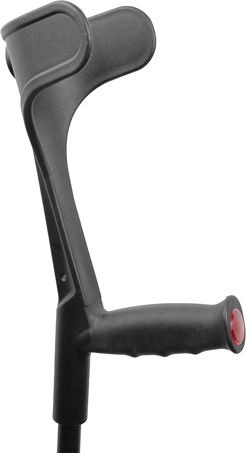 Adjustable Forearm Crutches for Adults - Non-Slip Tips, 2-Pack, Made in Europe