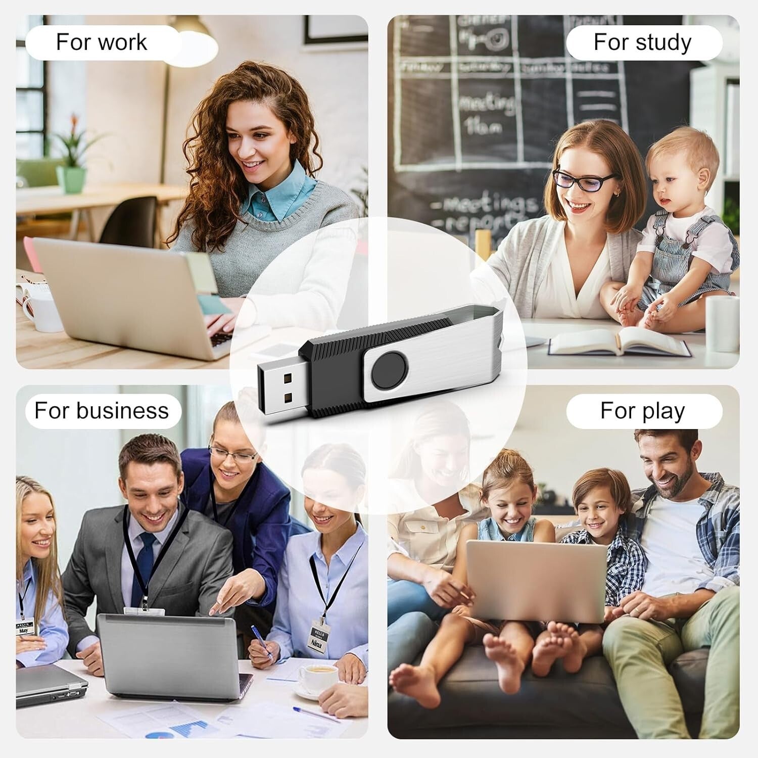 Convenient 50-Pack 1GB USB Flash Drives - Versatile & Compact Memory Solutions