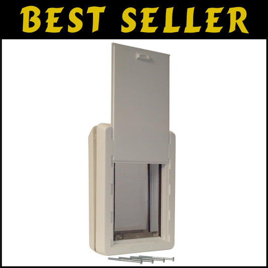 Perfect Pet Energy Efficient Medium Dog Door – Easy Install & Climate Protection