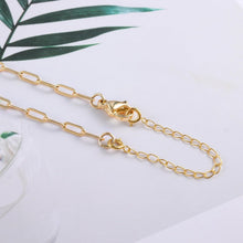 Load image into Gallery viewer, Real Durable 18K Gold Extender Chain - 2 Inch Adjustable with Lobster Clasp