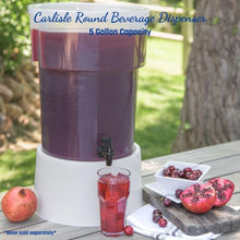 Load image into Gallery viewer, Lightweight 5-Gallon Beverage Dispenser with Sturdy Handles for Easy Transport