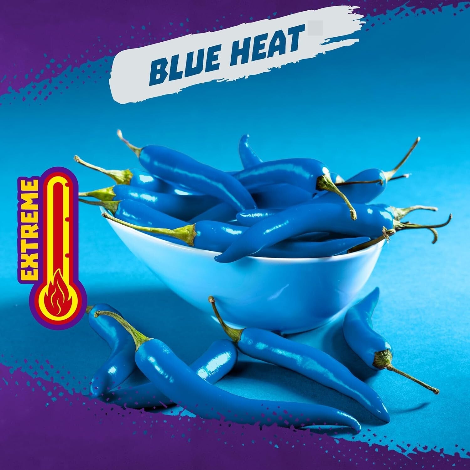 Blue Heat 14 ct Sharing Size - 9.9 oz Extreme Spicy Rolled Tortilla Chips