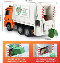 Load image into Gallery viewer, Benz Licensed Remote Control Garbage Truck Toy with Lights &amp; Sounds - 1/20 Scale