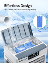 Load image into Gallery viewer, Energy-Efficient 3000 CFM Evaporative Air Cooler with Timer &amp; Ice Packs Included