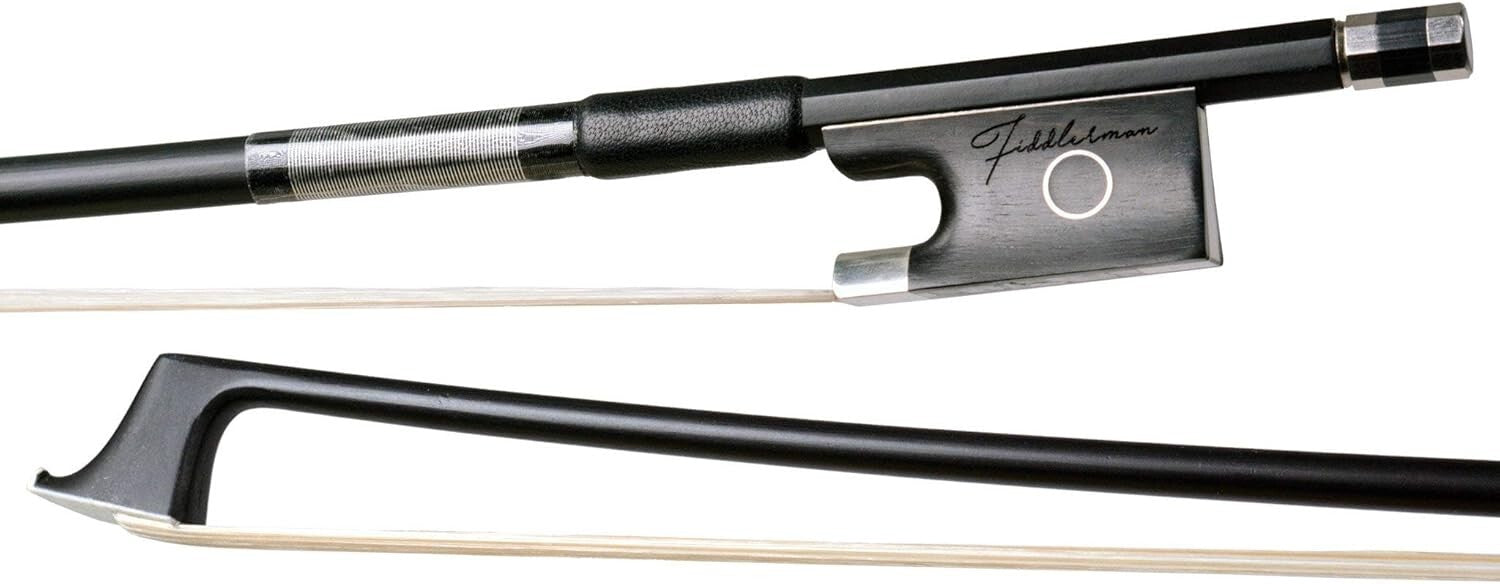 Premium 4/4 Carbon Fiber Violin Bow with Siberian Horsehair & Ebony Frog