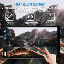 Load image into Gallery viewer, All-in-One 7-Inch Double Din Car Stereo with Dash Cam &amp; Apple Carplay