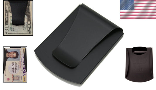 Compact Stainless Steel Money Clip - Perfect for Cards and Cash, Gift-Ready