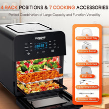Load image into Gallery viewer, Powerful 1800W Air Fryer Rotisserie Oven - 10 Cooking Functions, Dishwasher Safe