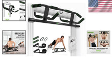 Load image into Gallery viewer, Heavy-Duty Pull Up Bar with Suspension Straps – Fits All Doorways, 440 lbs Max