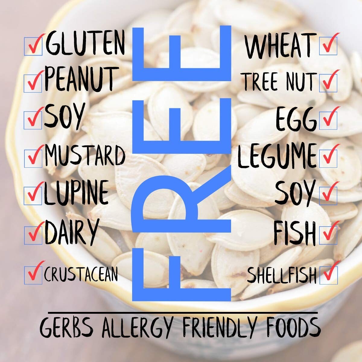 Vegan & Kosher 4 LB Roasted Whole Pumpkin Seeds – Crunchy Allergen-Free Snack