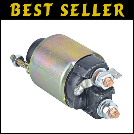 Reliable 12V Starter Solenoid - Lightweight & Compact for Easy Installation