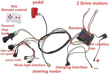 Load image into Gallery viewer, High-Power 12V Kids Electric Car DIY Parts - Bluetooth Control &amp; Safety Gear
