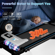 Load image into Gallery viewer, Foldable 2-in-1 Under Desk Treadmill with Bluetooth &amp; Remote - 300lbs Capacity