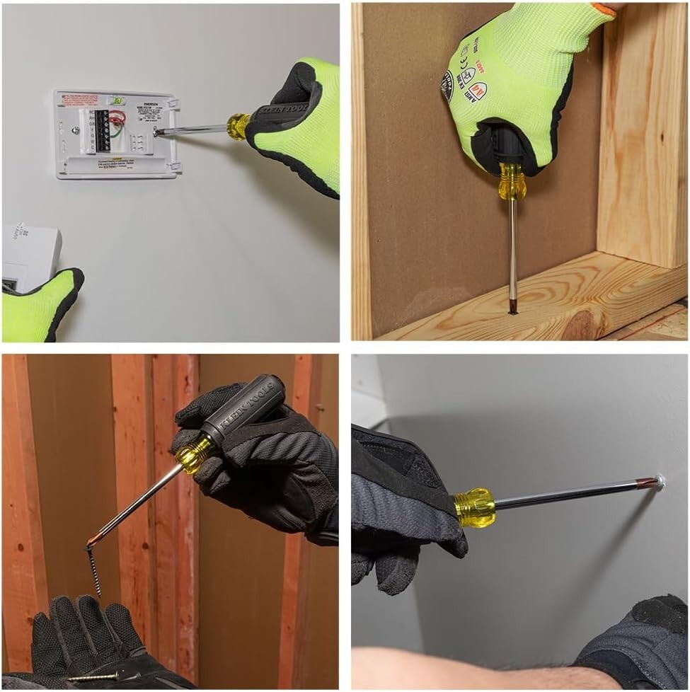 Versatile 8-Piece Screwdriver Set with Easy Identification for Home & Work