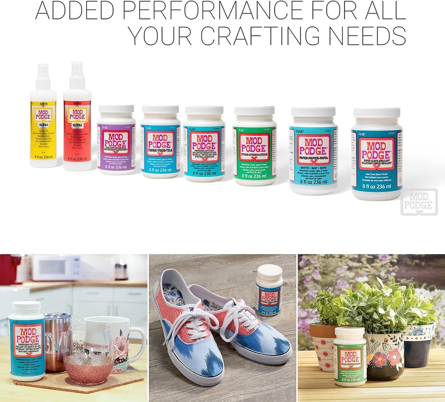 Professional 12 oz Matte Sealer & 16 oz Dishwasher Safe Finish for Crafting