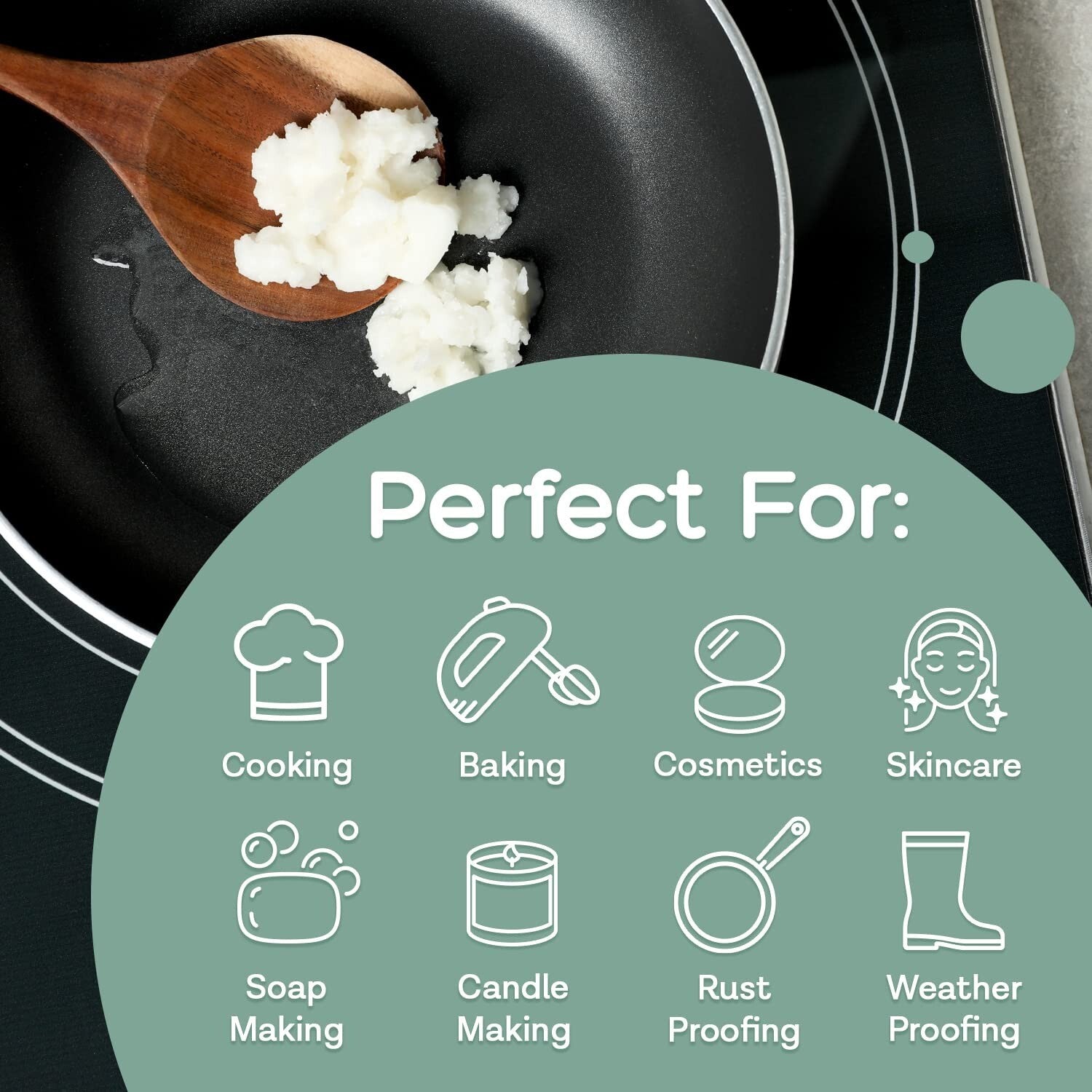 Keto-Friendly 4-Pack Beef Tallow - Nutrient-Rich Cooking Fat for Healthier Meals