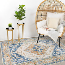Load image into Gallery viewer, Machine Washable Non-Slip 3x5 Chenille Rug - Perfect for Living Room &amp; Bedroom